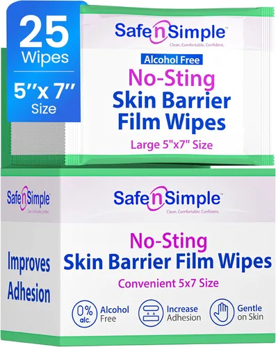 Vista 10 de Safe n' Simple Spray de Película Barrera Sin Escozor – 2 Oz – Solución Pre-Cinta Sin Olor – Preparación de Piel Sin Alcohol – Spray Adhesivo