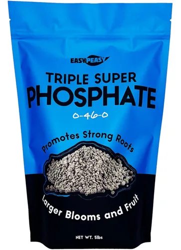 FERTILIZANTE DE SÚPER FOSFATO TRIPLE 0-46-0 | fertilizante de fósforo para jardines, céspedes, plantas de interior y exterior | FERTILIZANTE DE