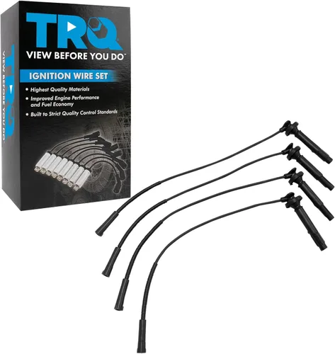 Vista 133 de TRQ Juego de cables de bujía de encendido del motor compatible con Hyundai Tucson Kia Sportage 2.7L Nrew