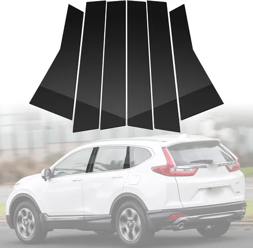 Vista 17 de BASIKER Compatible con Ford Explorer 2002 a 2010 Kit de moldura de poste de pilar con teclado/sin teclado, cubierta de pilar B de ventana de puerta