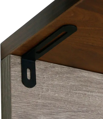 Vista 4 de KUMGROT 20 soportes de expansión de mesa ajustables en ángulo recto ranurados, sujetadores de esquina de hierro fundido de 0.98 pulgadas para mesas