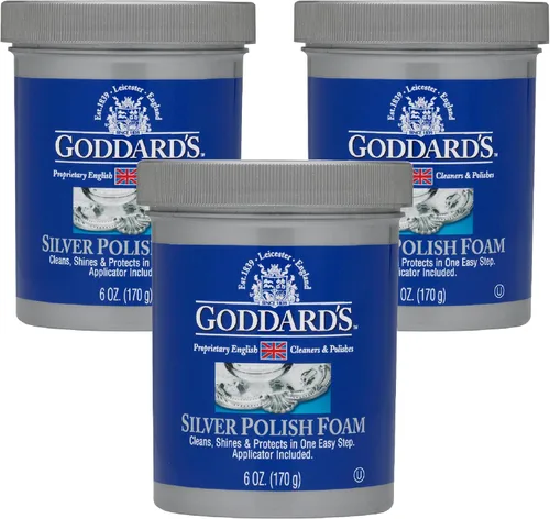 Vista 11 de Goddard's Espuma de Pulido de Plata – Limpiador de Joyas de Plata para Antigüedades, Accesorios, Ornamentos y Más – Limpiador de Plata