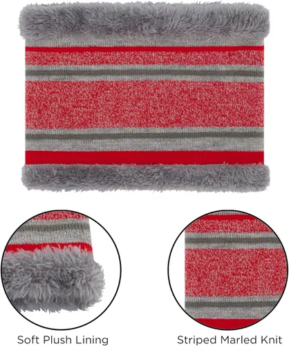 Vista 5 de Disney Conjunto de sombrero, bufanda y manoplas de invierno para niñas pequeñas, 2-4 o gorro de Minnie Mouse, bufandas y guantes para niños 4-7