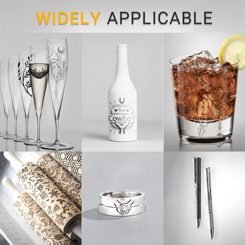 Vista 6 de Ortur Láser Rotativo de Rodillos, Módulo Rotativo de Eje Y de 360° para Grabado Láser de Objetos Cilíndricos y Latas, 7 Ajustes de Diámetro, Mínimo