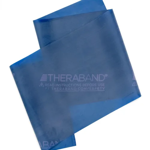 Vista 13 de THERABAND Resistance Band Set, Pack of 7 Elastic Bands for Legs, Butt, Arms, & Shoulders, 6 Ft Individual Flat Exercise Bands, Professional Latex