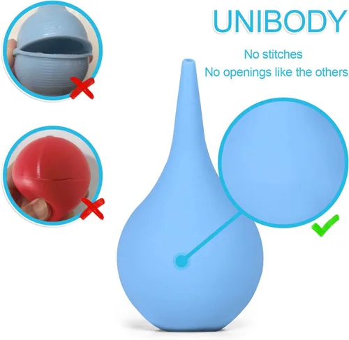 Vista 4 de Paquete de 2 jeringas de oreja de 2 onzas / 2.0 fl oz, jeringa de mano para lavar las orejas, bulbo de goma, herramienta de laboratorio