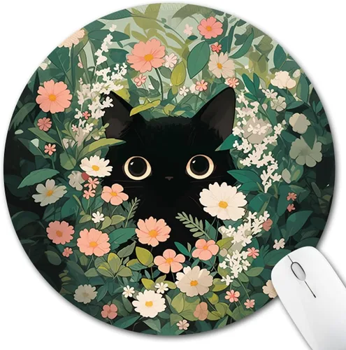 Vista 10 de Hancynir Paquete de 2 alfombrillas para mouse con diseño de basurero en llamas, divertida y bonita alfombrilla de mouse para accesorios