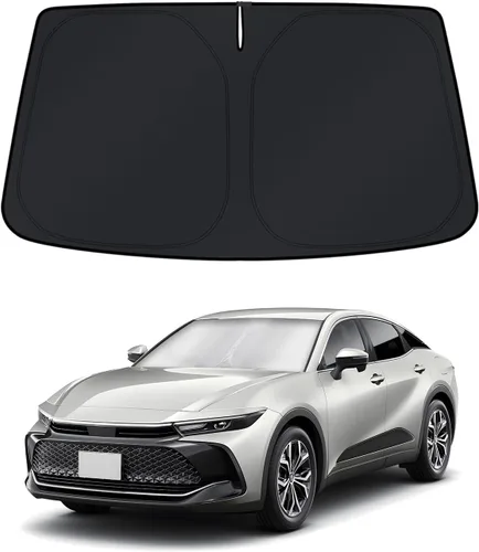 Vista 94 de KUST Parasol para parabrisas para GMC Hummer EV 2022-2023 2024 2025, accesorios de ventana, cubierta solar plegable, bloquea los rayos UV, mantiene