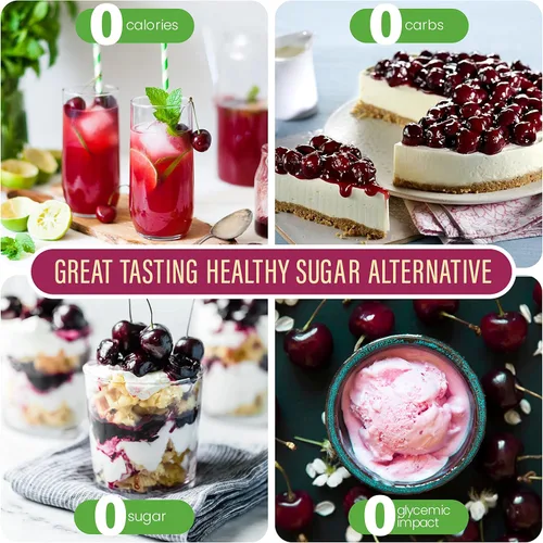 Vista 4 de Stevia Drops Coconut, Black Cherry, & Hazelnut Stevia Select Keto Coffee Sugar-Free Stevia Flavors Bundle (3) Pack