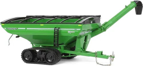 Vista 2 de Spec Cast 1/64 Green Unverferth X-Treme 1319 Grain Cart with Tracks UBC-031