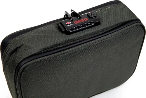 Vista 5 de DIME BAGS Estuche con cierre y sellado de olores, cápsula protectora de viaje para vidrio y equipo, forrada de carbono para protección contra