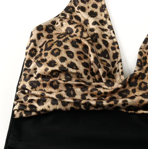 Vista 6 de SUUKSESS - Trajes de baño de una pieza con control de la barriga para mujeres, trajes de baño con escote y realce.