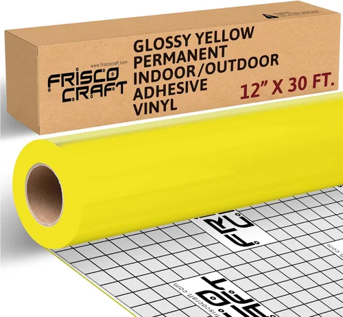 Vista 10 de Frisco Craft s Vinilo permanente azul brillante - 12" x 6 pies