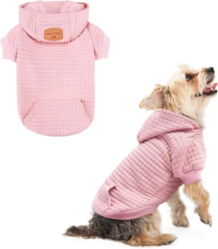 Vista 77 de BEAUTYZOO - Sudadera con capucha para perros macho o hembra pequeños, medianos y grandes, ropa cálida de invierno y otoño, talla S o M, suéter