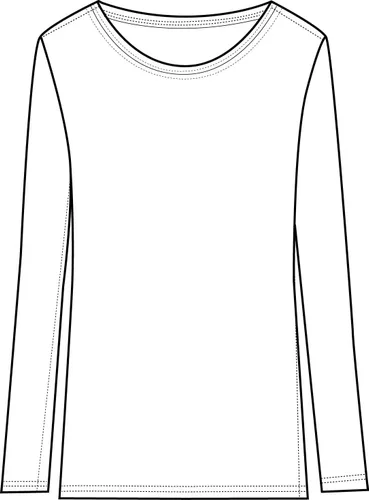 Vista 6 de Natural Uniforms - Camiseta de manga larga y cuello redondo para usar debajo de la ropa quirúrgica, para mujer