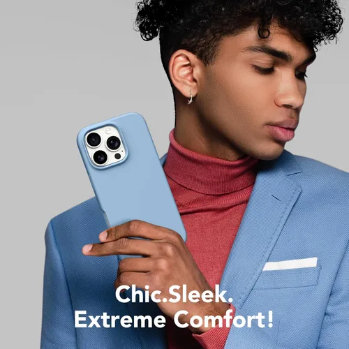 Vista 1242 de GONEZ Funda magnética para iPhone 14, compatible con Magsafe, con protector de pantalla + protector de cámara, forro de microfibra antiarañazos