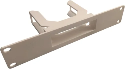 Vista 2 de Montaje en rack de red, 10 pulgadas 1U, para TP-Link TL-SG105 5 puertos Gigabit no administrado Ethernet Switch (negro)