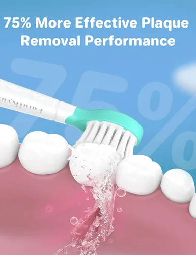 Vista 5 de Cabezales de repuesto para niños de Philips Sonicare: Cepillo de dientes eléctrico suave para niños de 3+ años, cabezal de cepillo compacto