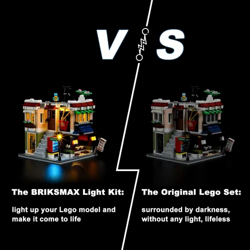 Vista 6 de BRIKSMAX Kit de iluminación LED para LEGO-31131 Downtown Noodle Shop - Compatible con Lego Creator 3 en 1 modelo de bloques de construcción - No