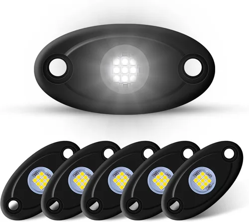 Vista 10 de 6Pods - Luces LED de neón azules para auto, camiones, ATV, UTV, SUV, debajo de la carrocería, luz impermeable (azul)