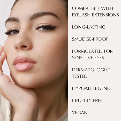 Vista 7 de Xtreme Lashes Delineador líquido densificador de pestañas, negro clásico