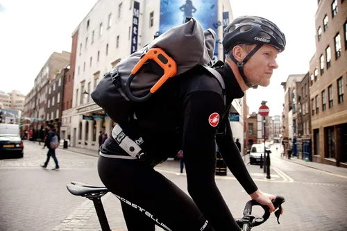 Vista 3 de Hiplok DX: Cerradura de bicicleta con bloqueo en U de máxima seguridad, cerradura de bicicleta eléctrica