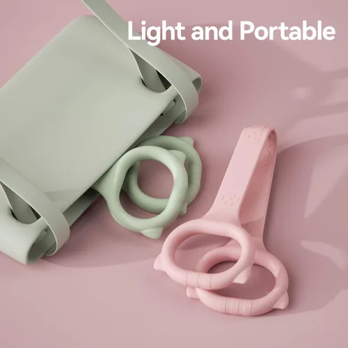 Vista 9 de Figure 8 Workout Resistance Band - 3 Elasticities Optional 20 30 40lb, Thicker Durable Arm Back Shoulder Exercise Elastic Rope Yoga Straps Pilates