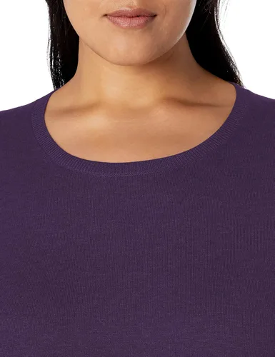 Vista 4 de Tienda Essentials Women's Long-Sleeve Lightweight Crewneck Sweater (Available in Plus Size)