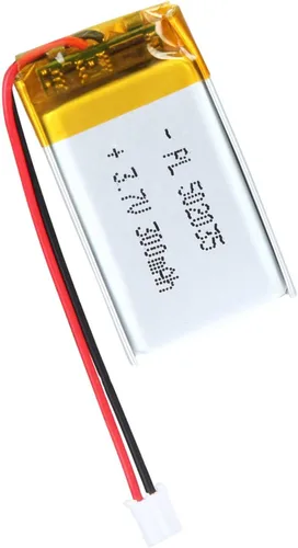 Vista 17 de 302530 Batería Lipo 3.7V 150mAh 302530 Paquete de Batería Recargable de Polímero de Litio con Conector JST PH2.0mm para Dispositivo Electrónico