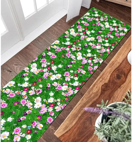 Vista 3 de Alfombra de pasillo para pasillo, muy larga, alfombra estrecha, alfombra de pasillo de cocina, alfombra de pasillo de interior, alfombra