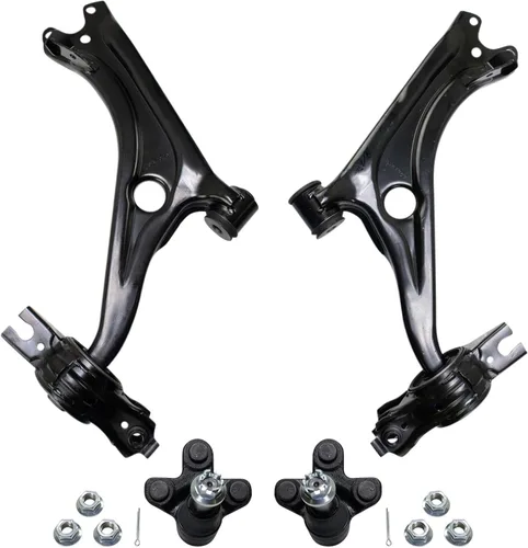 Vista 104 de TRQ Brazo de control superior e inferior del lado del conductor y del pasajero con juego de rótulas compatible con Chevrolet GMC 89-02