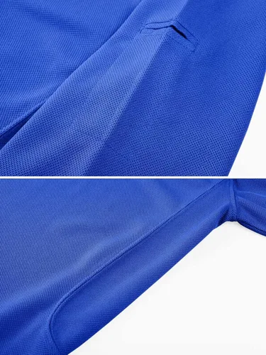 Vista 2 de MAGCOMSEN, camiseta Polo para hombre, de secado rápido, manga corta, de rendimiento, suéter táctico de tela de piqué, para golf