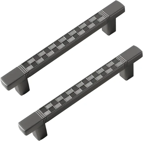 IBOWZ Paquete de 2 manijas de armario de cocina, manijas de gabinete de aleación de zinc, manijas de puerta de armario chinas para baño, armario