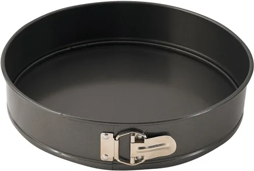 Vista 2 de WINCO Molde desmontable con fondo desmontable, 12 pulgadas, acero aluminizado, negro