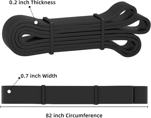 Vista 2 de Resistance Bands, Pull Up Bands, Pull Up Assist Band Exercise Bands for Men & Women Working Out, Body Stretching, Physical Therapy, Muscle Training