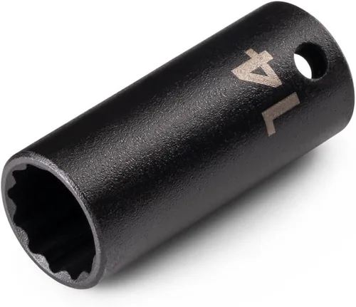 Vista 102 de TEKTON 3/8 pulgadas de accionamiento x 1 pulgada de profundidad 12 puntos de impacto SID13225