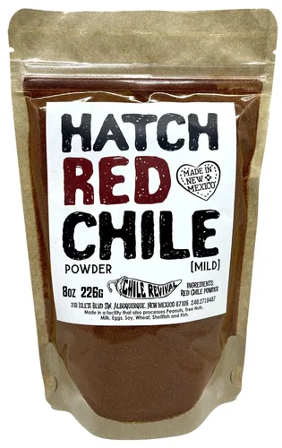 Polvo de chile rojo Hatch de Chile Revival (suave 8 oz/media libra)