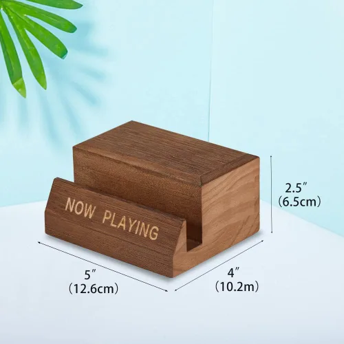 Vista 4 de Soporte de exhibición para discos de vinilo, soporte de cubierta de álbum de mesa, soporte para discos de mesa, estante giratorio para discos