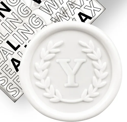 Vista 82 de 50 piezas de calcomanías adhesivas de sello de cera doradas con letras C, hechas a mano, no necesitan sello, calcomanías de cera para rasgar y usar