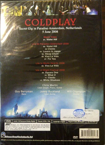 Vista 2 de Coldplay Secret Gig in Paradiso Amsterdam 5 June 2008