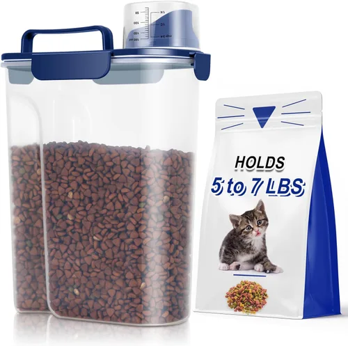 Vista 13 de TBMax Contenedor de Almacenamiento de Comida para Gatos y Perros de 5 a 7 libras, Contenedor Secundario de Almacenamiento de Comida para Mascotas