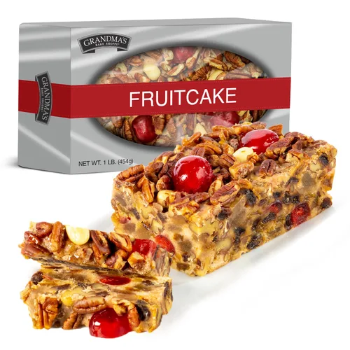 Beatrice Bakery Co. Pastel de Frutas Original, Fruta y Nueces al Estilo Tradicional de la Abuela Recién Hecho, Pastel de Frutas con Bourbon y Ron,