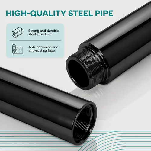 Vista 5 de SereneLife Professional Spinning Dance Pole, 45mm Portable Exercise Pole for Fitness – Durable Steel Build, Anti-Rust Finish, Suitable for Home