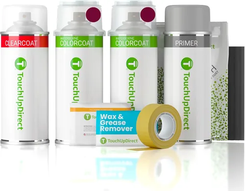 Vista 9 de TouchUpDirect PPSB Azul Profundo Metálico Compatible con Pintura de Retoque Exact Match para Tesla, Kit Esencial en Aerosol