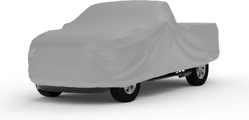 Vista 7 de CarCovers - Funda para camioneta para interiores resistente a los arañazos compatible con GMC 1982-1990 S-15 Extended Cab, material satinado negro