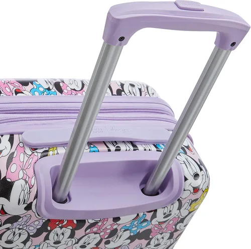Vista 4 de American Tourister - Maleta rígida con ruedas giratorias de diseño de Disney Minnie Pastel 2-Piece Set 1821