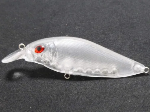 Vista 34 de 10 Señuelo en Blanco sin Pintar Minnow Crankbait de Agua Superior sin Labios Jerkbait Señuelos de Pesca