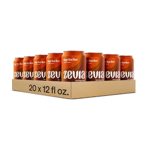 Vista 15 de Zevia Soda sin calorías, paquete variado nostálgico, 12 onzas líquidas (paquete de 20)