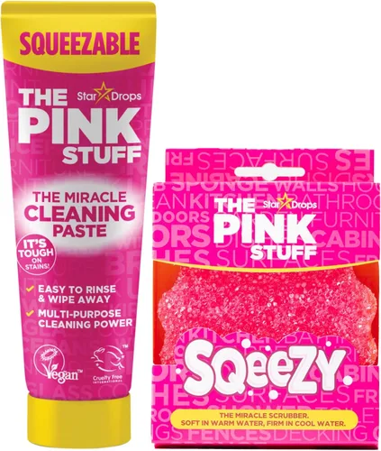 Vista 7 de The Pink Stuff The Miracle - Pasta de limpieza exprimible de 10.58 oz, fácil de enjuagar, limpiador multiusos para cocina, baño, azulejos