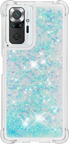 Vista 85 de Funda de silicona transparente con purpurina para Xiaomi Redmi A1 Bling Liquid Clear Star Heart Silicone Bumper a prueba de golpes, funda